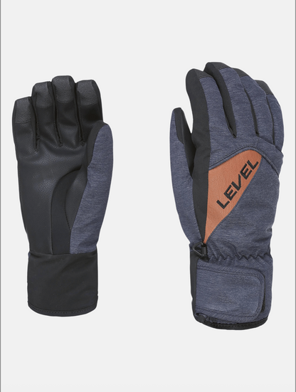LEVEL Cruise Ski and Snowboard Glove Blue/Grey