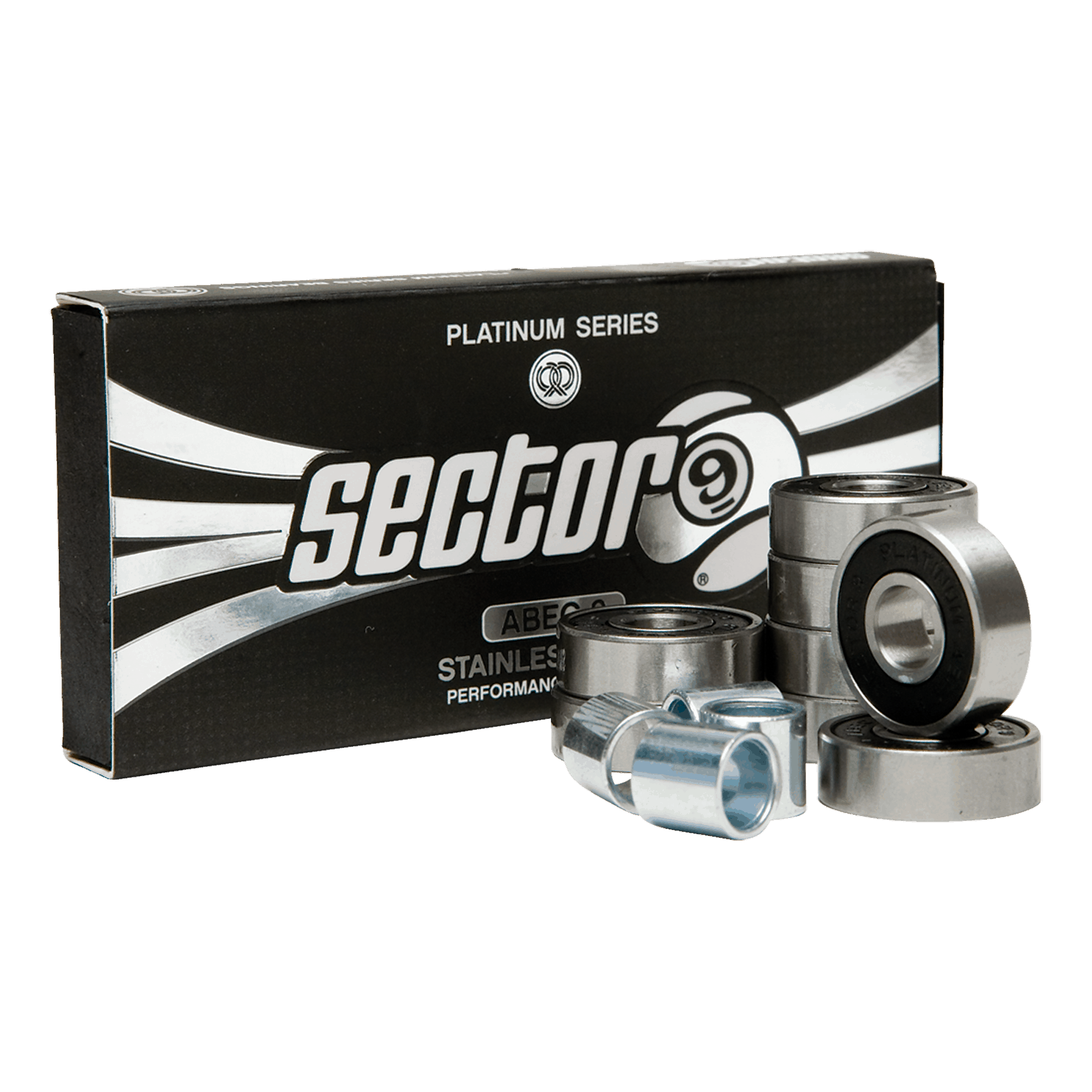 Sector 9 Platinum ABEC 9 Skateboard Bearings
