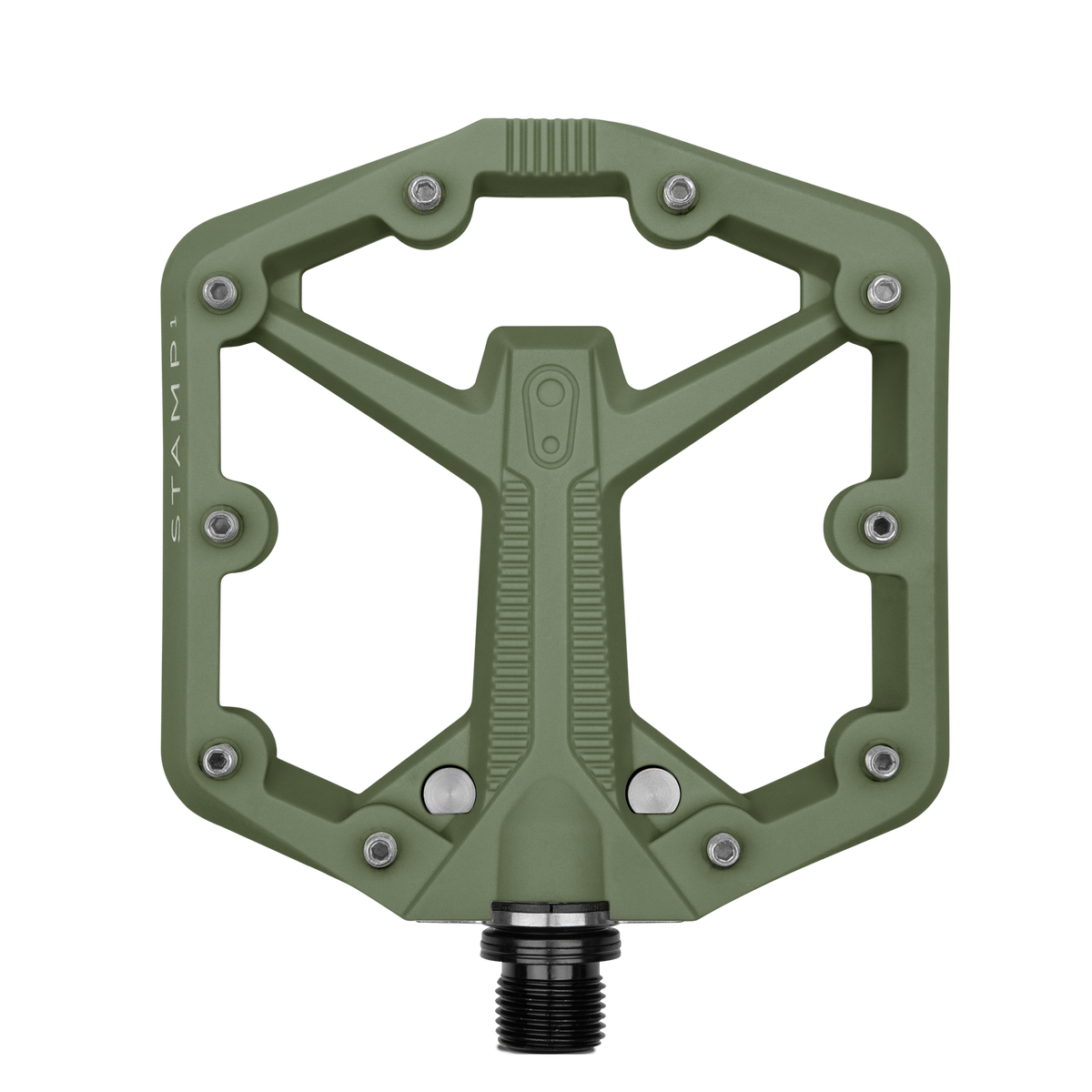 Crankbrothers Stamp 1 Gen 2 MTB Pedals, Small Green