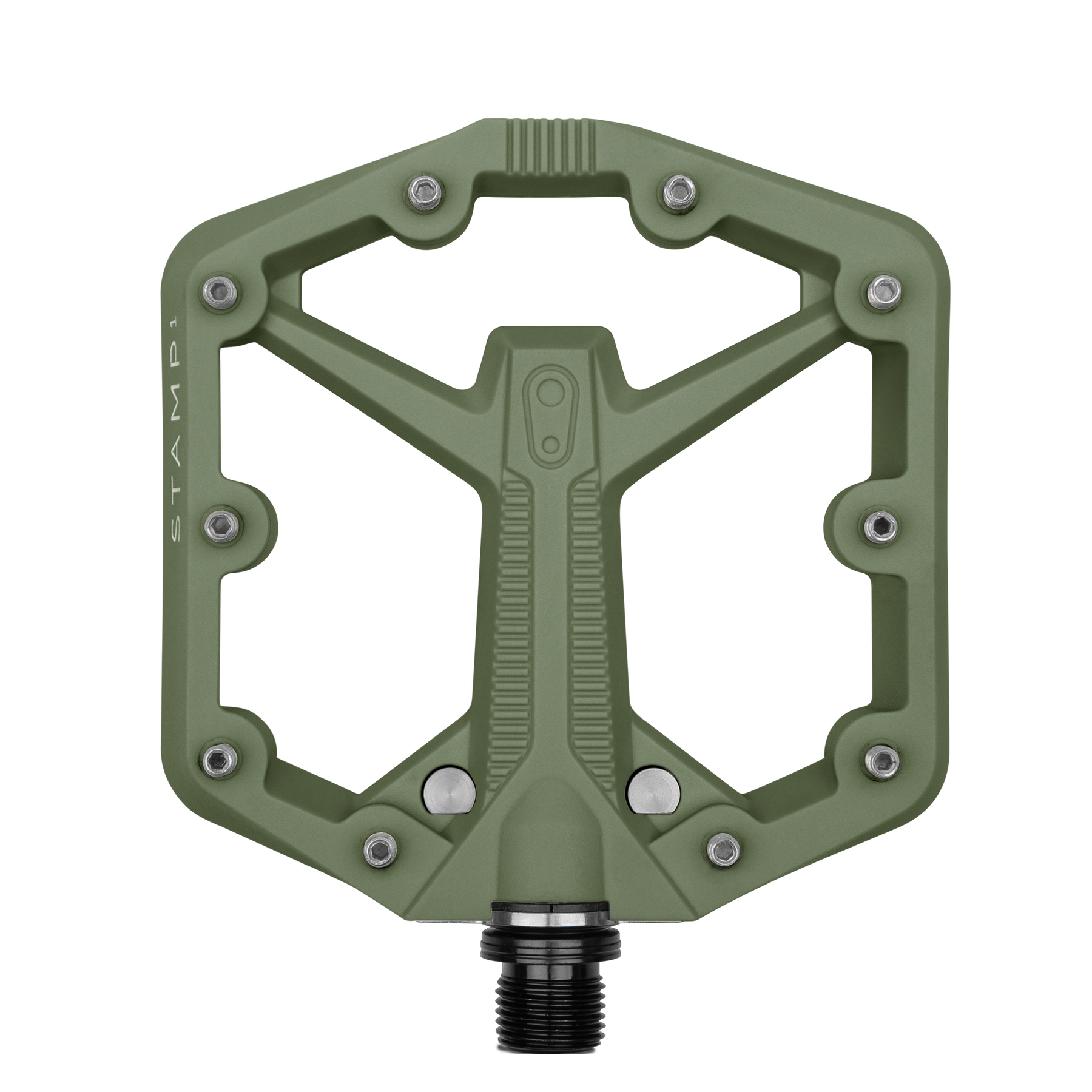Crankbrothers Stamp 1 Gen 2 MTB Pedals, Small Green