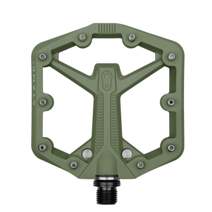 Crankbrothers Stamp 1 Gen 2 MTB Pedals, Small Green