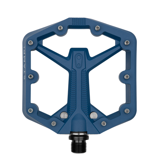 Crankbrothers Stamp 1 Gen 2 MTB Pedals, Small Navy Blue