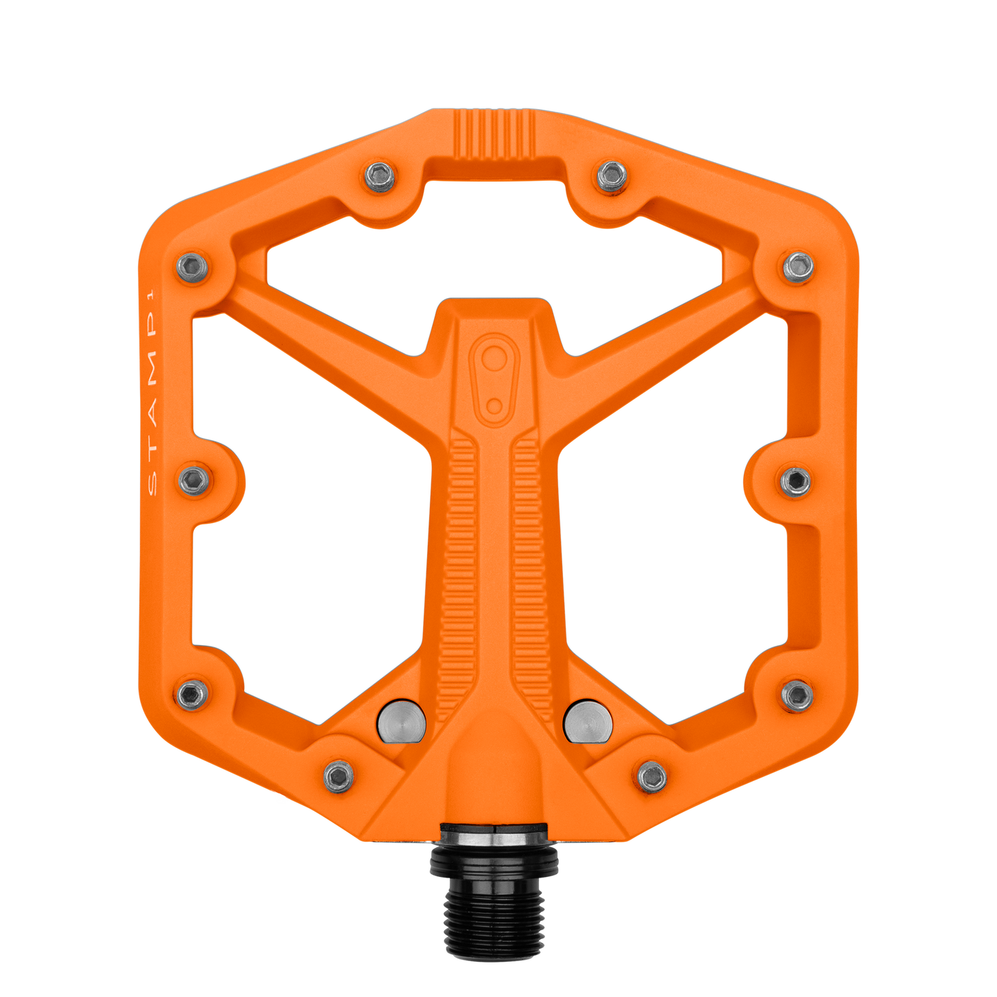 Crankbrothers Stamp 1 Gen 2 MTB Pedals, Small Orange