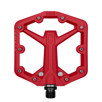 Crankbrothers Stamp 1 Gen 2 MTB Pedals, Small Red