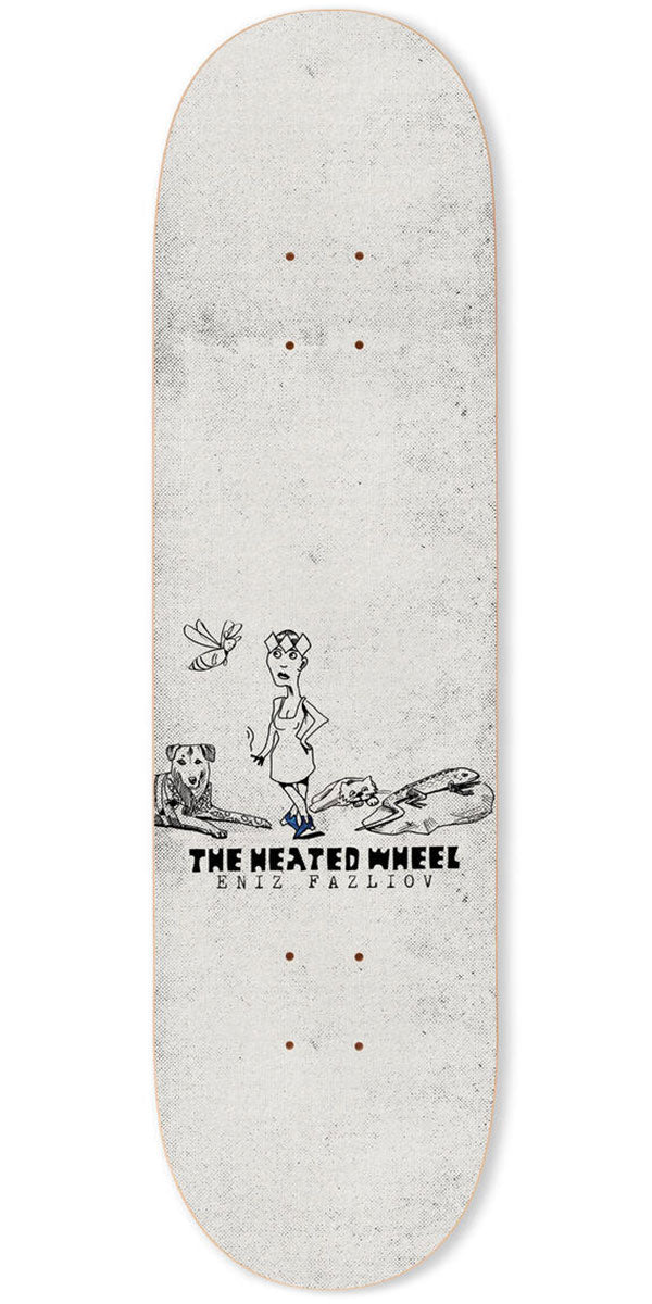 The Heated Wheel Eniz Fazliov Smoke Break 8.25in x 31.9in Skateboard Deck