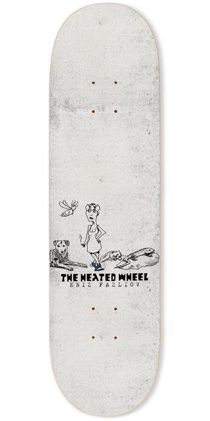 The Heated Wheel Eniz Fazliov Smoke Break 8.25in x 31.9in Skateboard Deck
