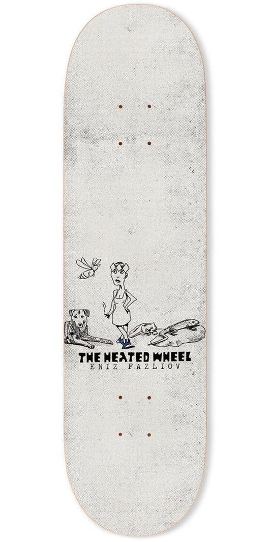 The Heated Wheel Eniz Fazliov Smoke Break 8.25in x 31.9in Skateboard Deck