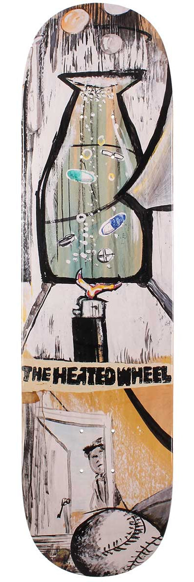 The Heated Wheel Team Chemistry 8.0in x 31.75in Skateboard Deck