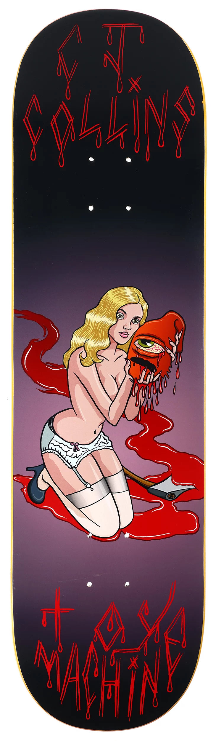 Toy Machine CJ Collins Seductress 8.5in x 33.35in Skateboard Deck