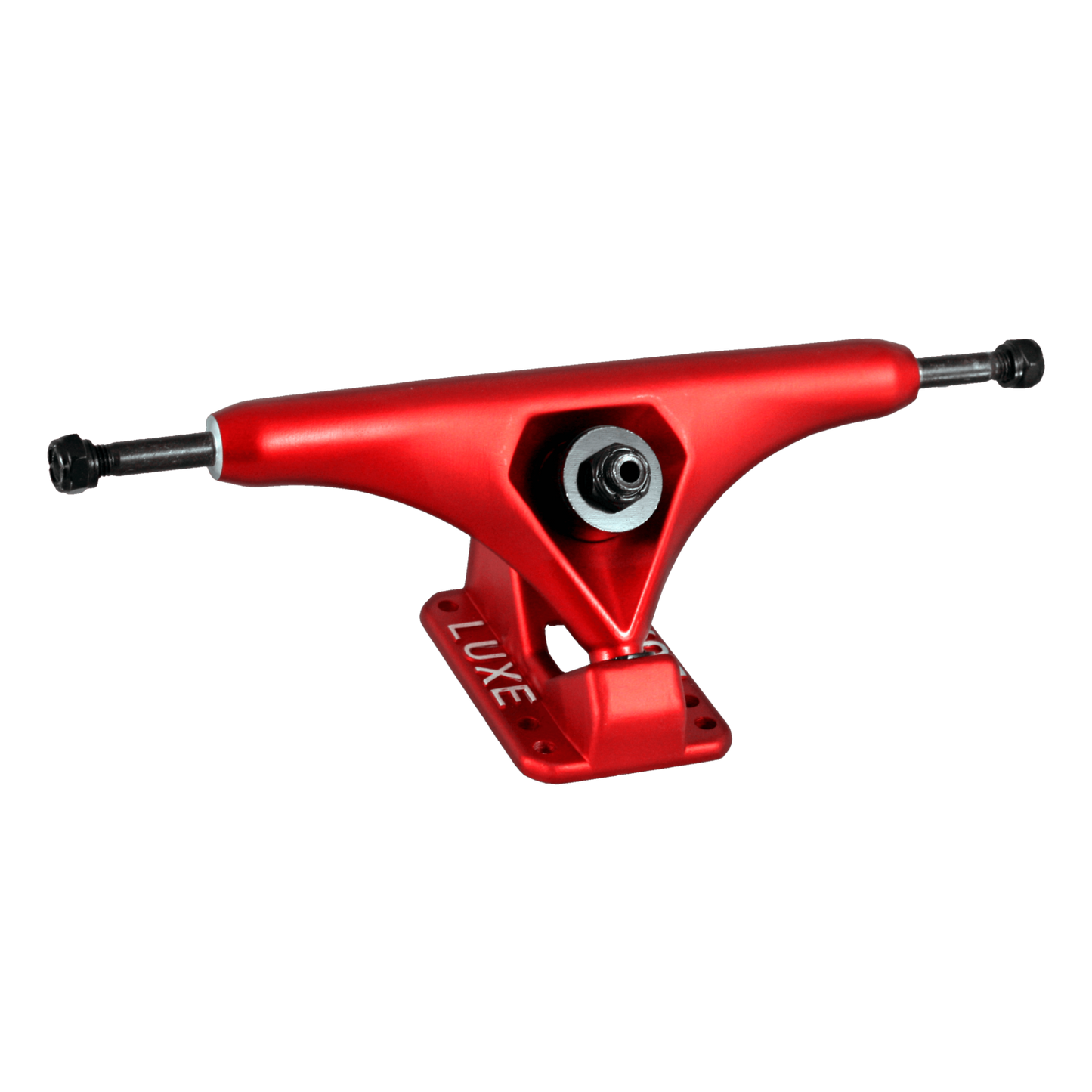 LUXE Lite 180mm hollow kingpin downhill longboard trucks satin red