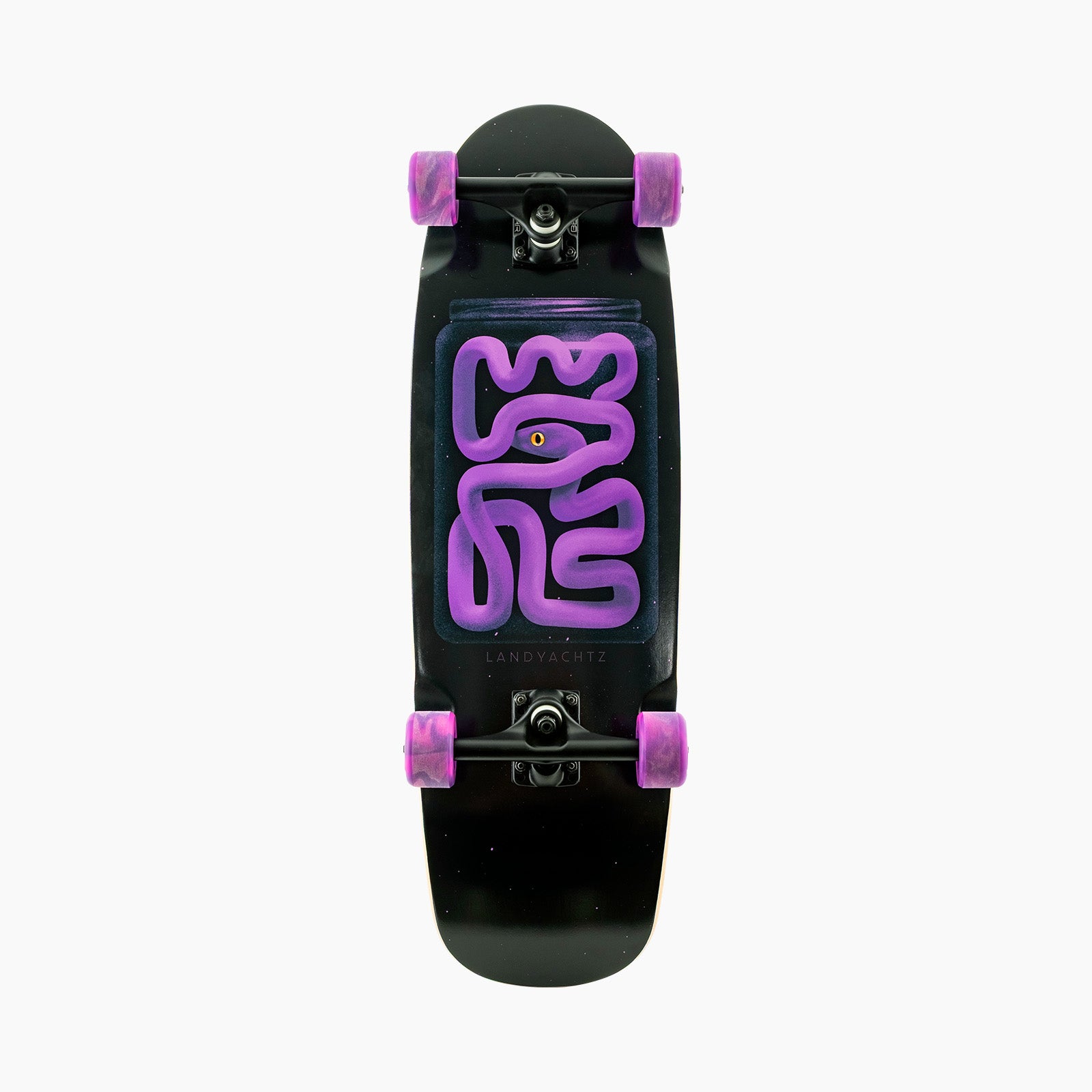 Landyachtz Tugboat Purple Snek Cruiser Longboard Complete