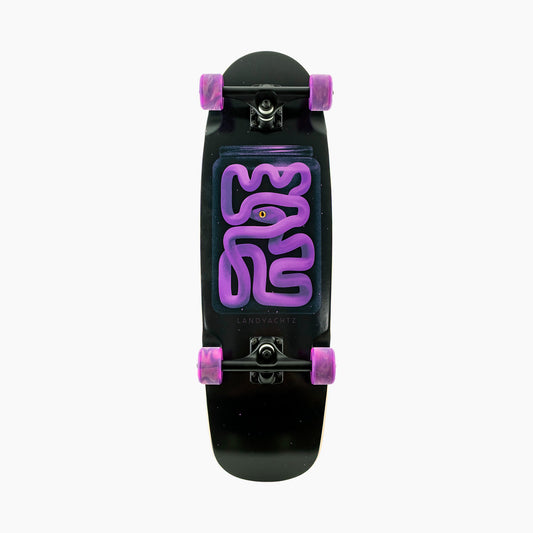 Landyachtz Tugboat Purple Snek Cruiser Longboard Complete