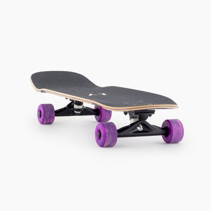 Landyachtz Tugboat Purple Snek Cruiser Longboard Complete