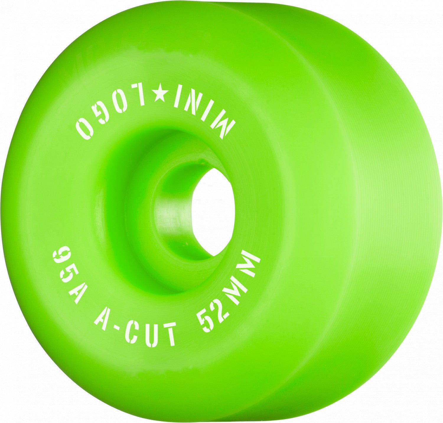 Mini Logo Hybrid A-Cut 52mm 95a Skateboard Wheels, Green