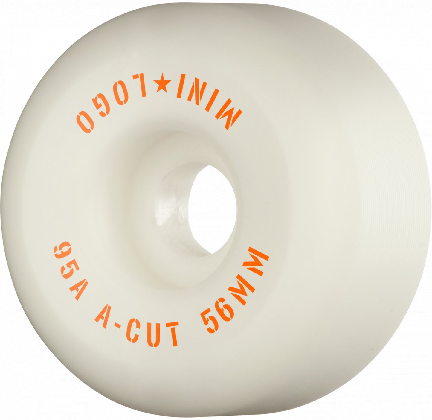 Mini Logo Hybrid A-Cut 56mm 95a Skateboard Wheels, White