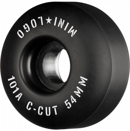 Mini Logo C-Cut "2" 54mm 101A Skateboard Wheels, Black