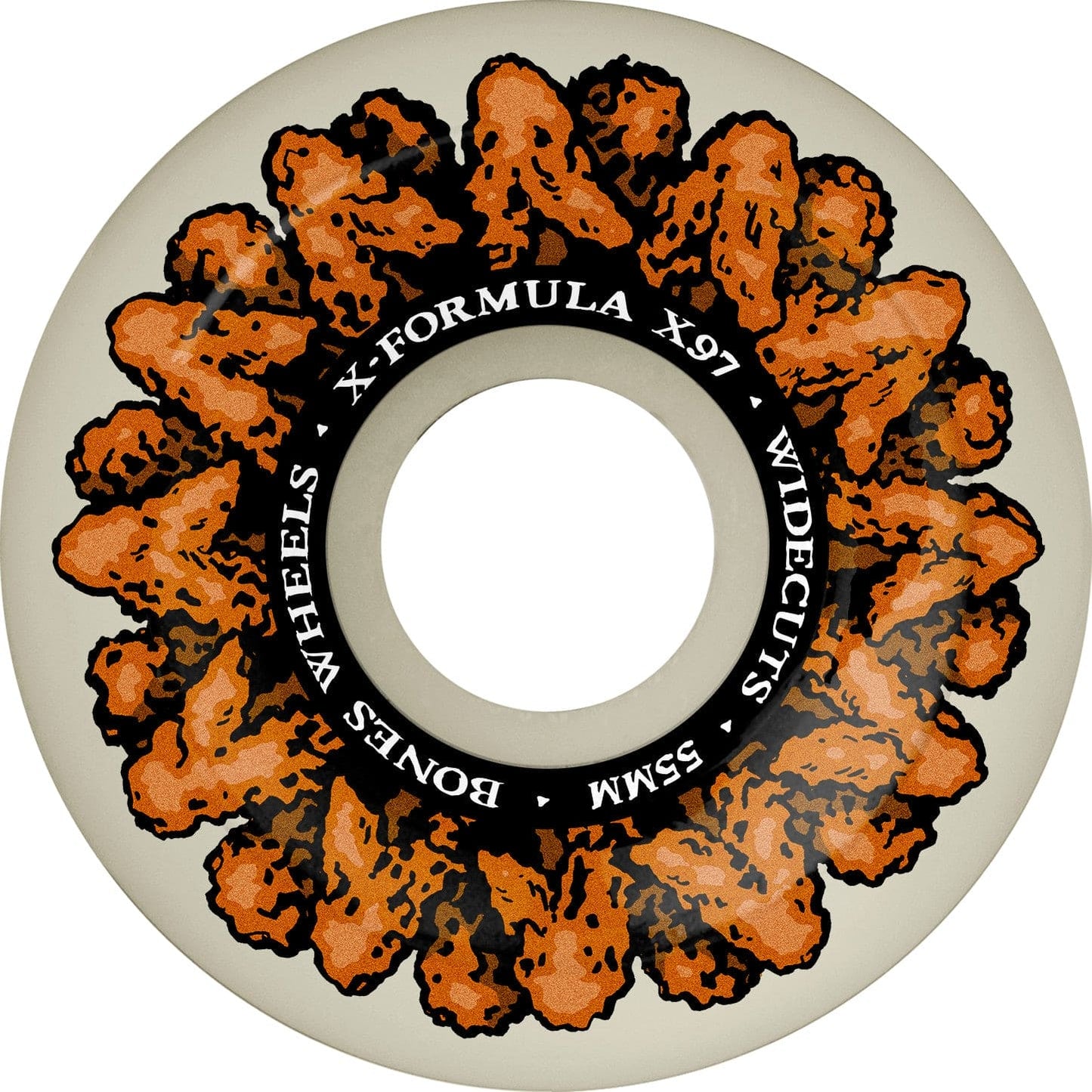 Bones X-Formula 55mm 97a Wingin It V6 Widecut Skateboard Wheels
