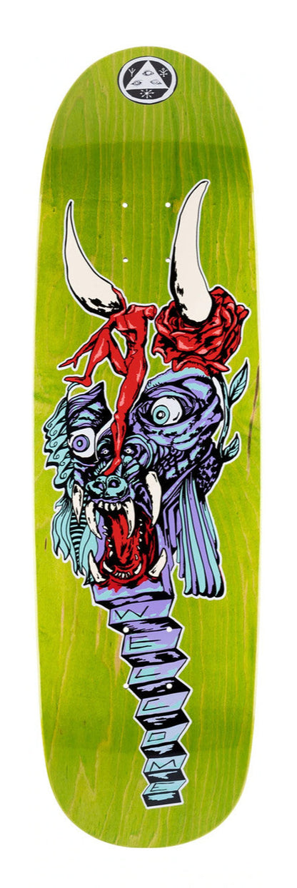 Welcome Skateboards Beauty on Atheme 8.8in x 31.75in Egg Shaped Skateboard Deck