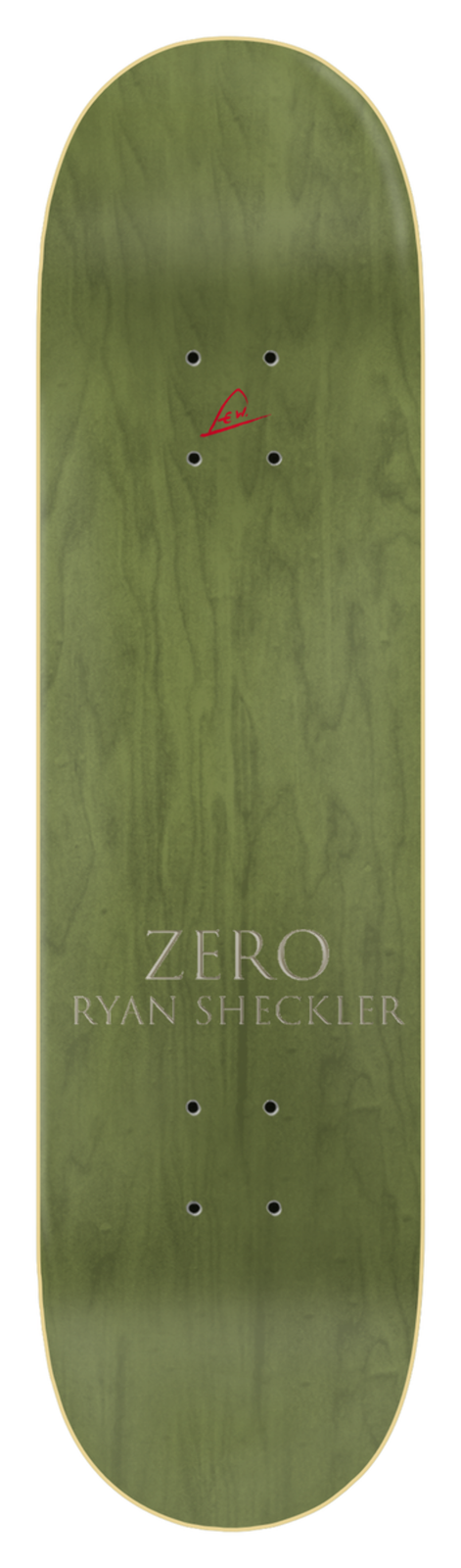 Zero Ryan Sheckler Lewandowski "Light Painting" 8.5in x 32.3in Skateboard Deck