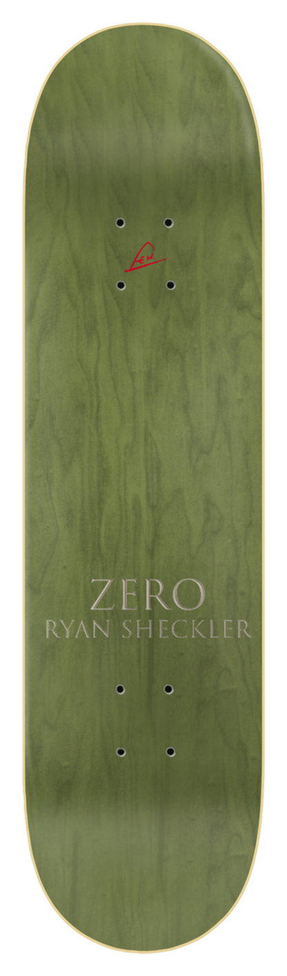 Zero Ryan Sheckler Lewandowski "Light Painting" 8.5in x 32.3in Skateboard Deck