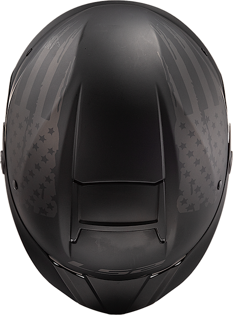 LS2 Rebellion 1812 Half Motorcycle Helmet W/ SunShield Matte Black