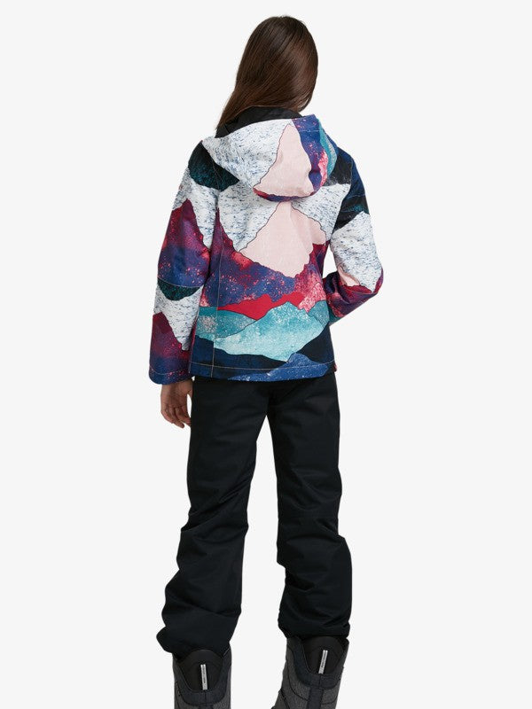 Roxy Girls Jetty Snow Jacket Bright White Annecy