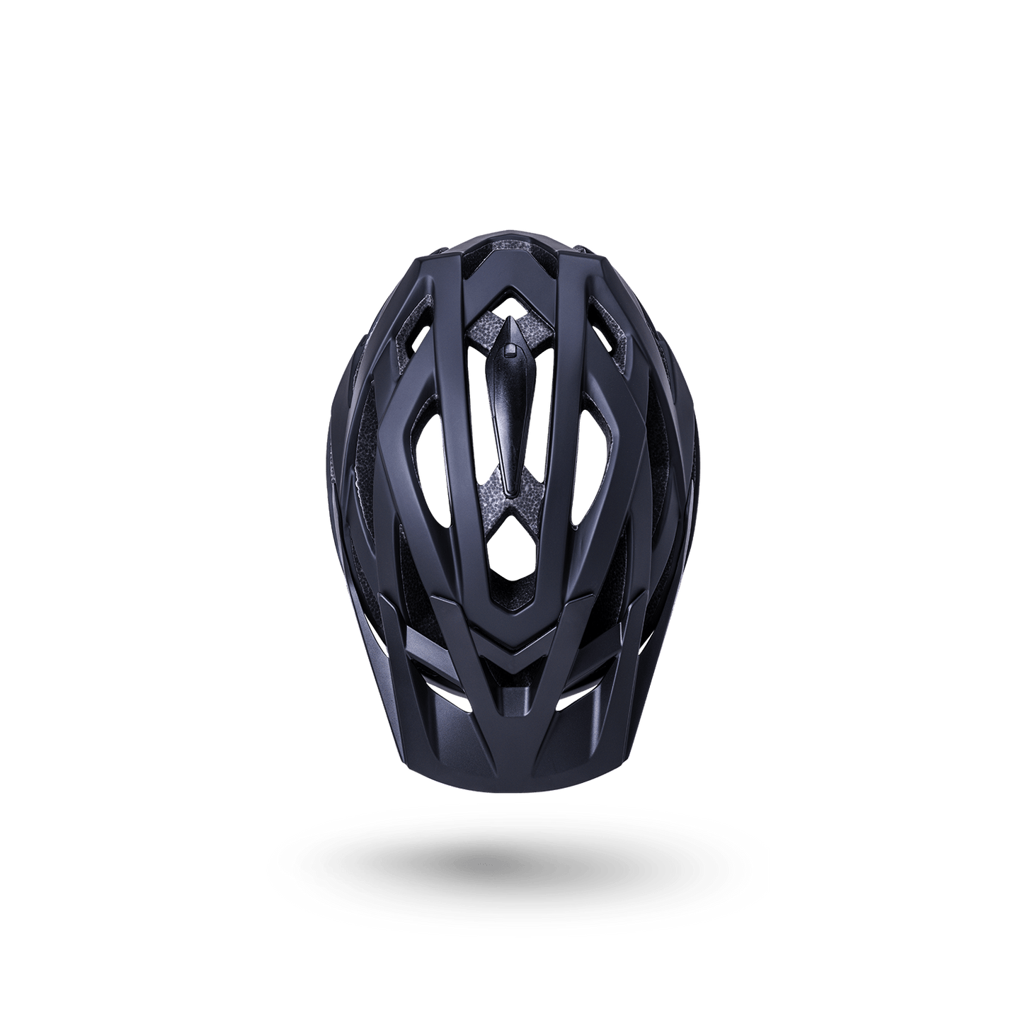 Kali Protectives Lunati 2.0 Enduro Bicycle Helmet Solid Matte Black Gloss Black
