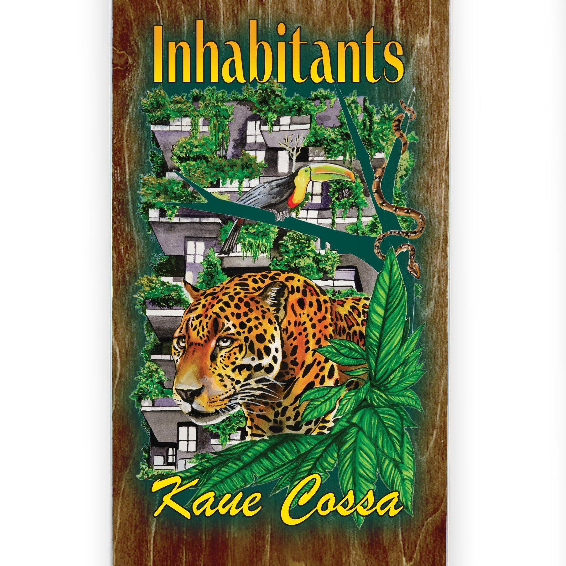 Habitat Kaue Cossa Inhabitants 8.25in x 32.25in Skateboard Deck