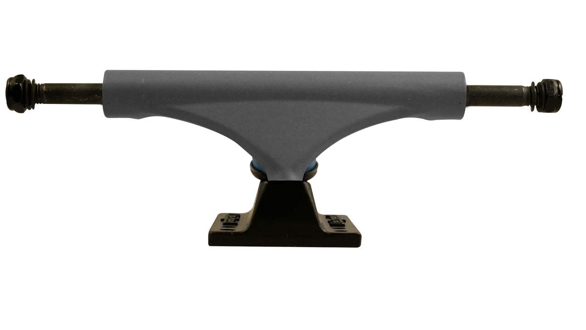 Litezpeed Color / Black Base Skateboard Trucks - 5.25" Hanger / 8.0" Axle Gunmetal