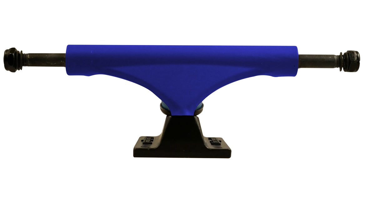 Litezpeed Color / Black Base Skateboard Trucks - 5.25" Hanger / 8.0" Axle Navy