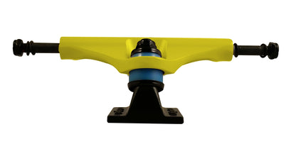 Litezpeed Color / Black Base Skateboard Trucks - 5.25" Hanger / 8.0" Axle Yellow