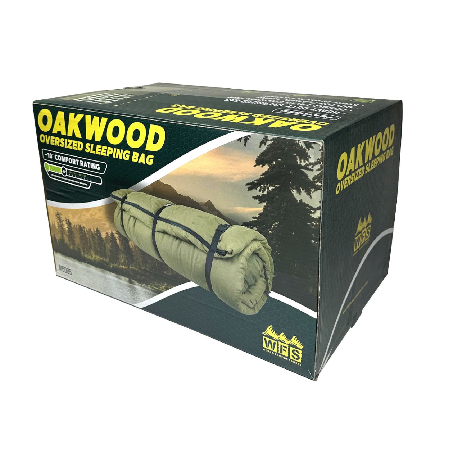 World Famous Sports Oakwood -10 Degree Canvas Sleeping Bag