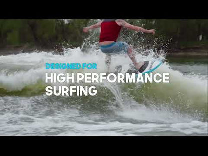 Doomswell Nubstep - White Stripes - Wakesurf Board