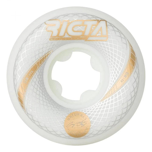Ricta Wheels 54mm 99a Ortiz Vortex Naturals White Mid Skate Wheels