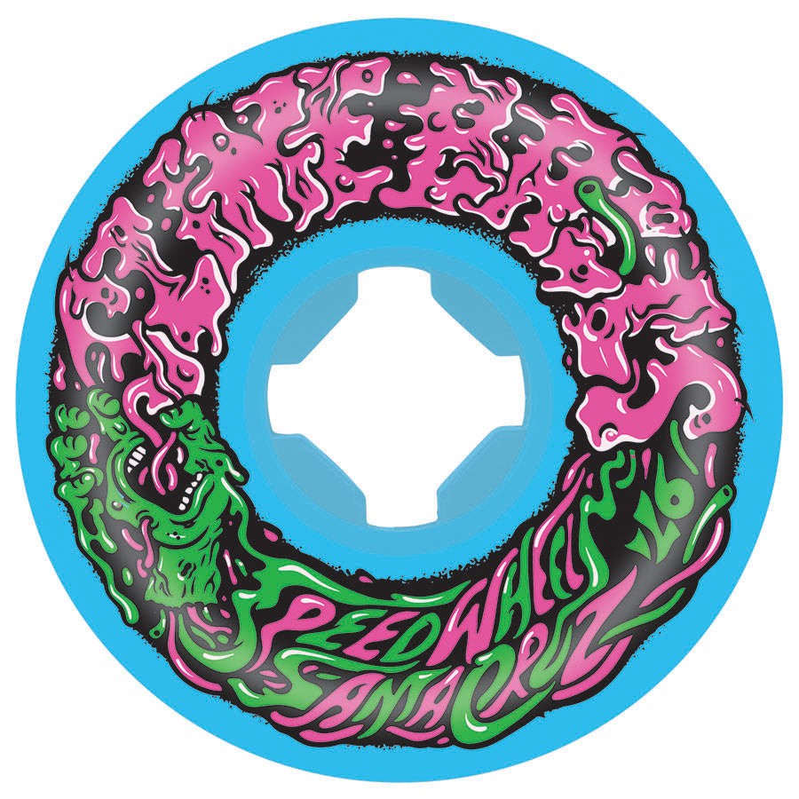 Slime Balls Wheels Vomit Mini Blue 53mm 97a Skateboard Wheels