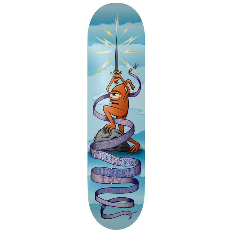 Toy Machine Cordano Russell Activate 8.25in x 31.75in Skateboard Deck