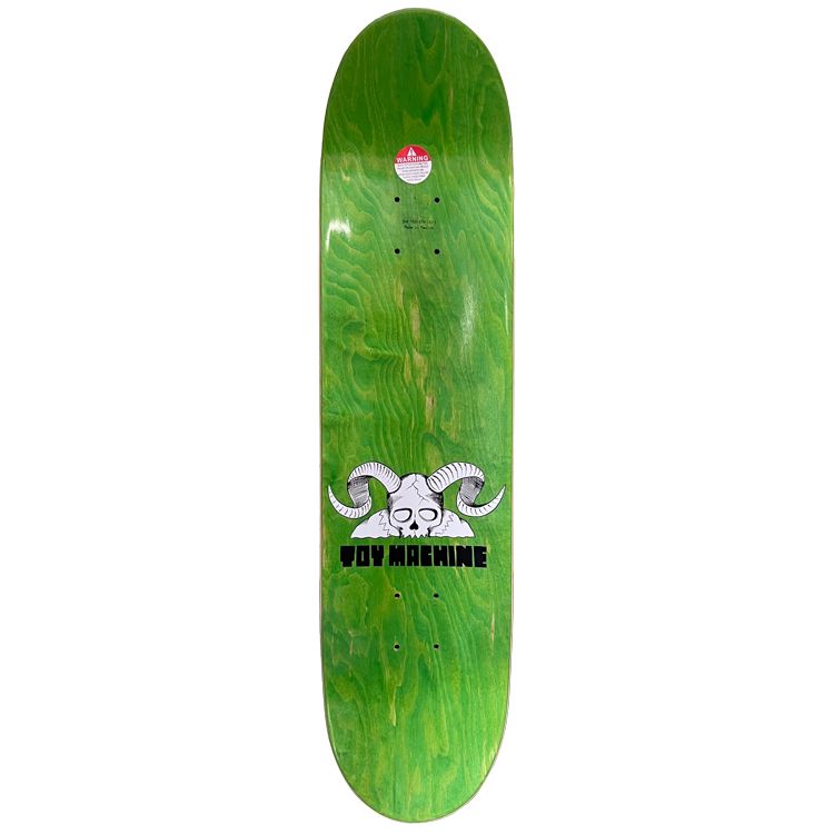 Toy Machine Horns Blue 8.0in x 31.5in Skateboard Deck