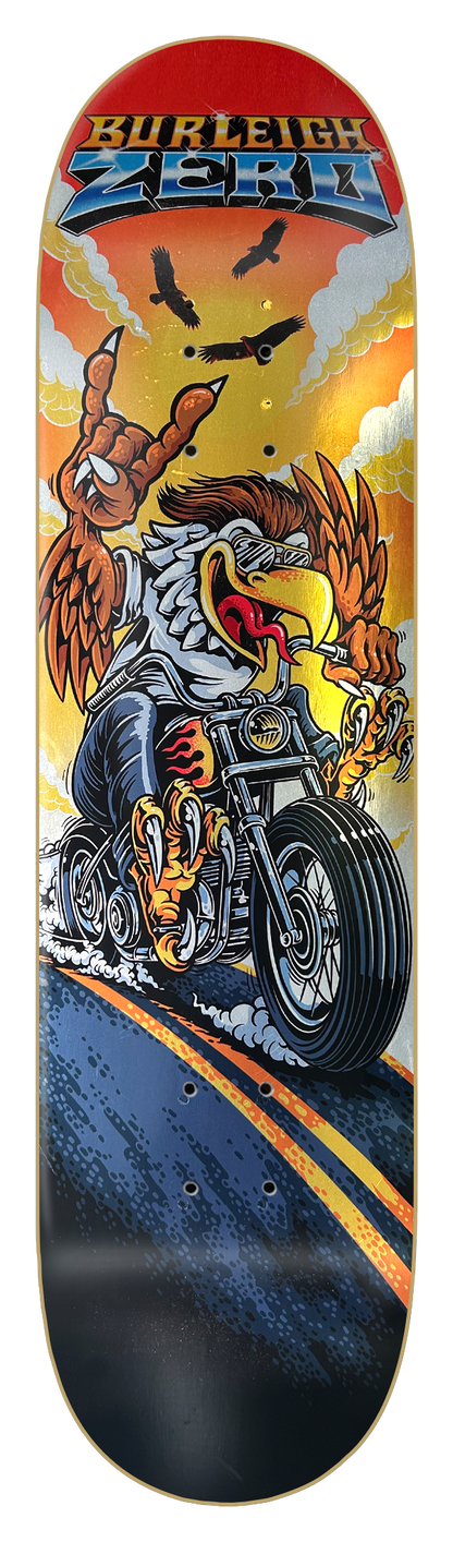 Zero Brandon Burleigh Rockin' Eagle 8.5in x 32.3in Skateboard Deck