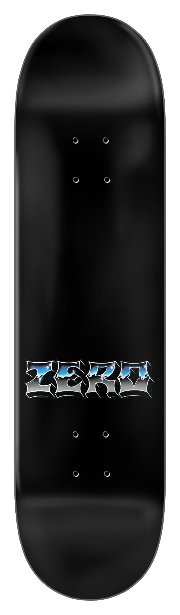 Zero Chrome Logo 8.375in x 31.9in Skateboard Deck