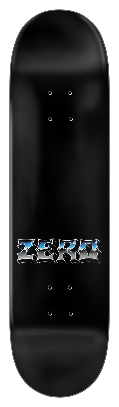 Zero Chrome Logo 8.375in x 31.9in Skateboard Deck