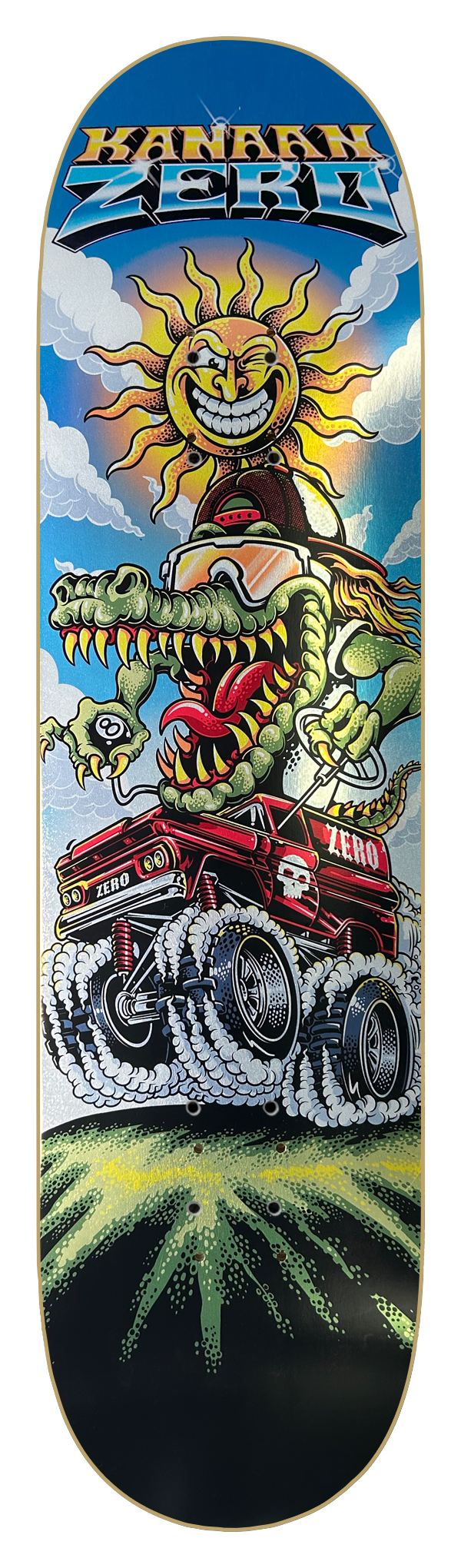 Zero Kanaan Dern Bitchin' Gator 8.25in x 31.9in Skateboard Deck