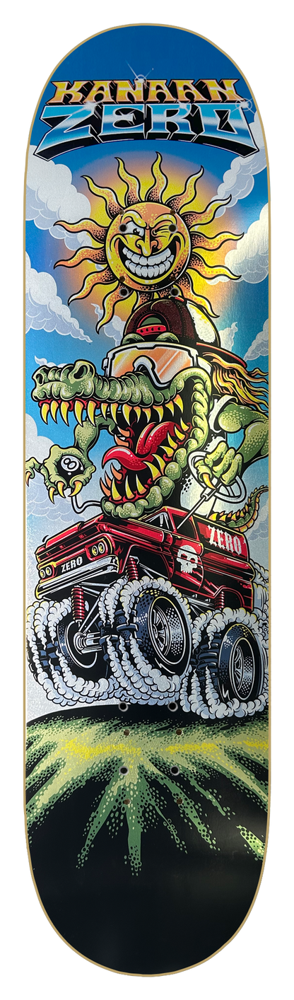 Zero Kanaan Dern Bitchin' Gator 8.25in x 31.9in Skateboard Deck