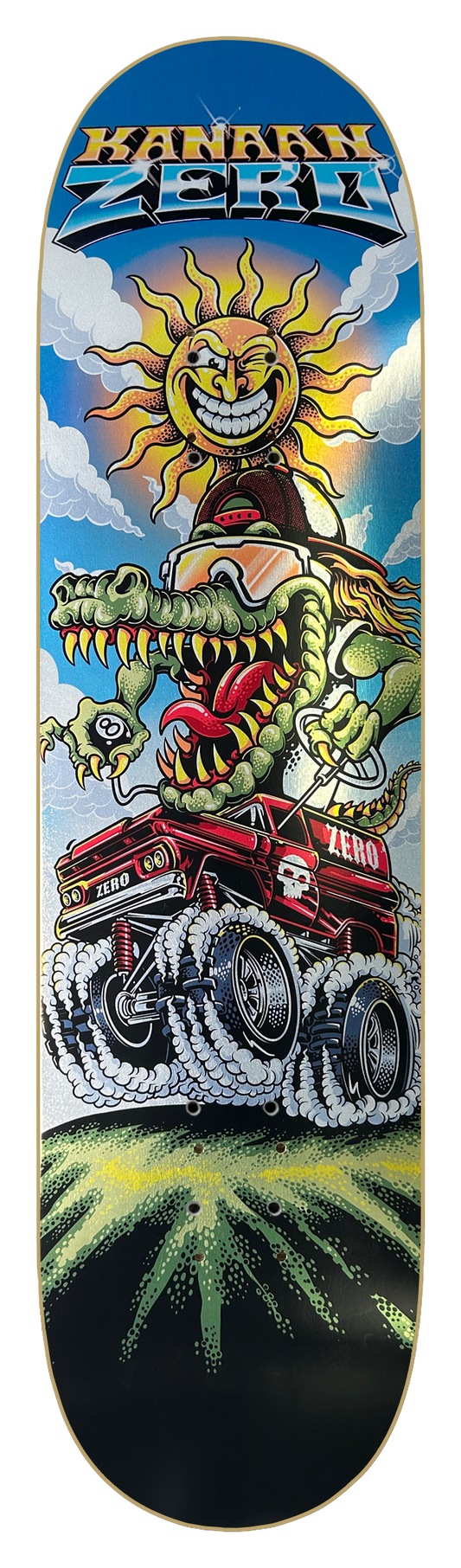 Zero Kanaan Dern Bitchin' Gator 8.25in x 31.9in Skateboard Deck