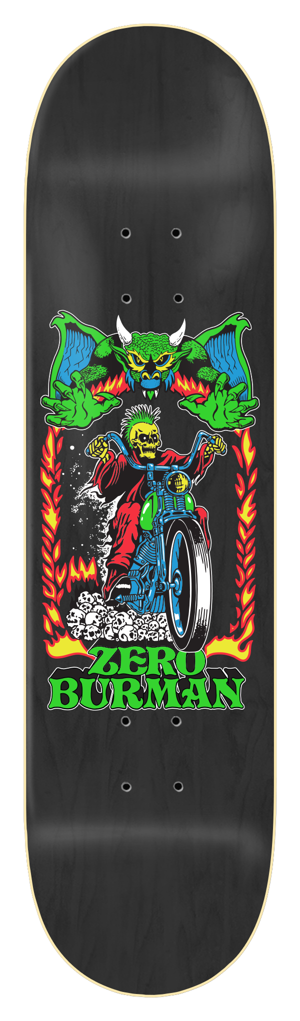Zero Dane Burman Hell Ride 8.25in x 31.9in Skateboard Deck