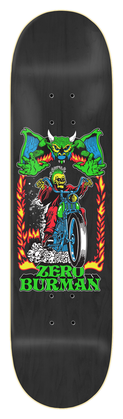 Zero Dane Burman Hell Ride 8.25in x 31.9in Skateboard Deck