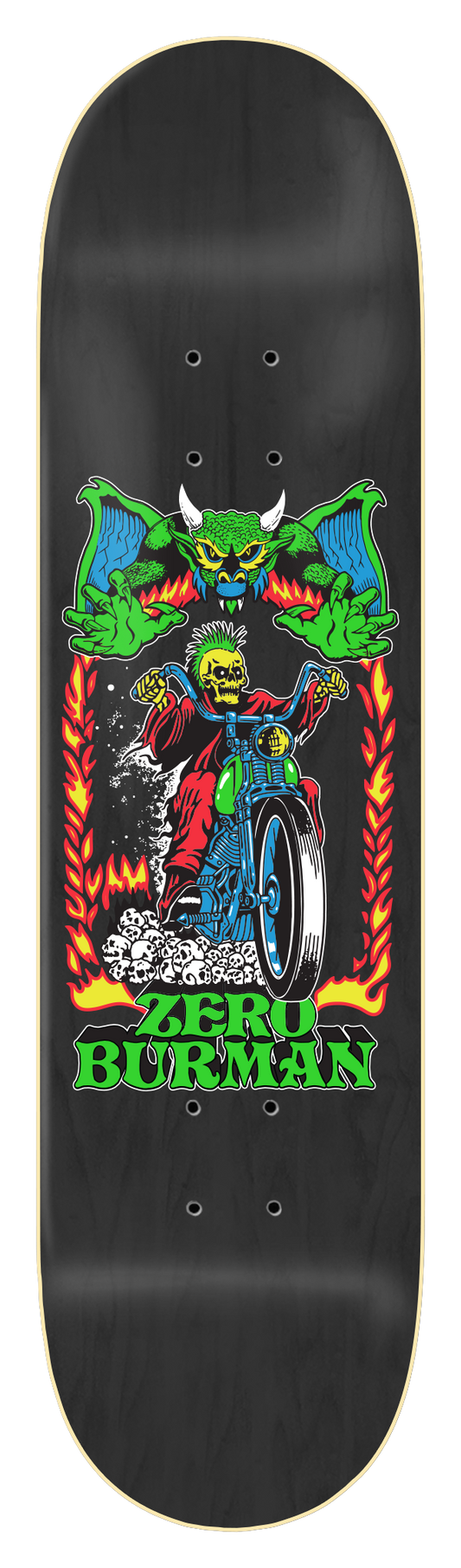 Zero Dane Burman Hell Ride 8.25in x 31.9in Skateboard Deck