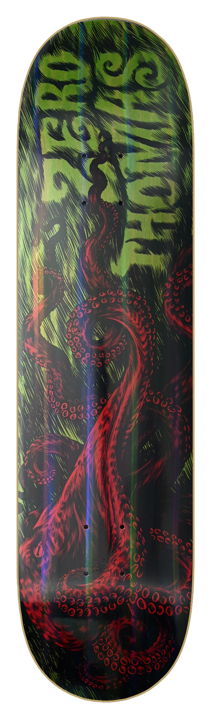 Zero Thomas Octopus Holographic CD Foil 8.5in x 32.3in Skateboard Deck