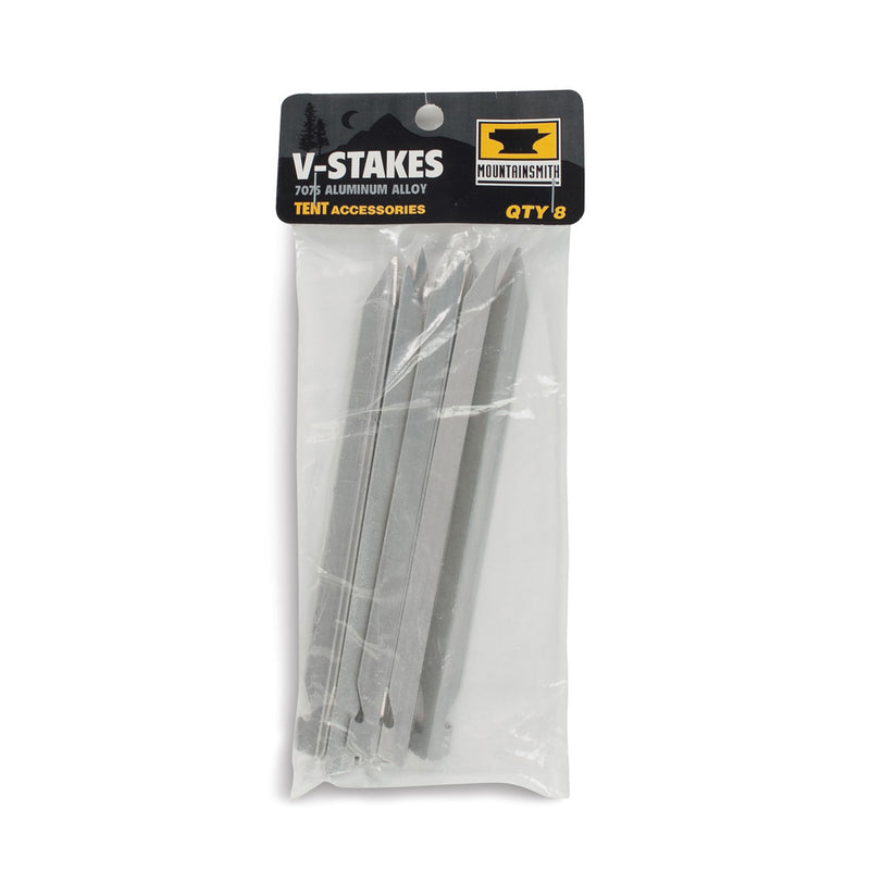 Mountainsmith 7" Aluminum V Tent Stakes Set of 8
