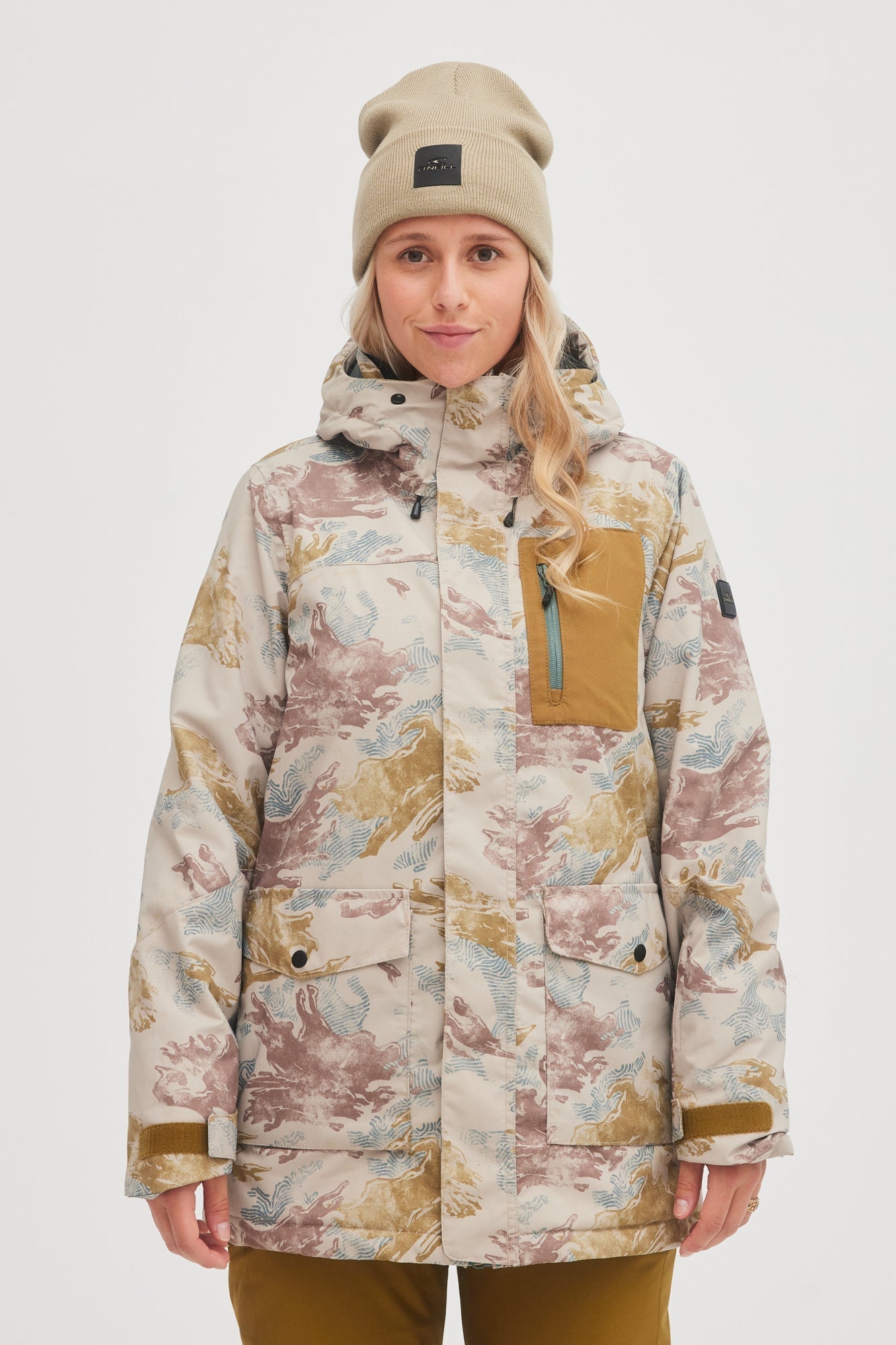 oneill womens lady womans utility jacket light camo main