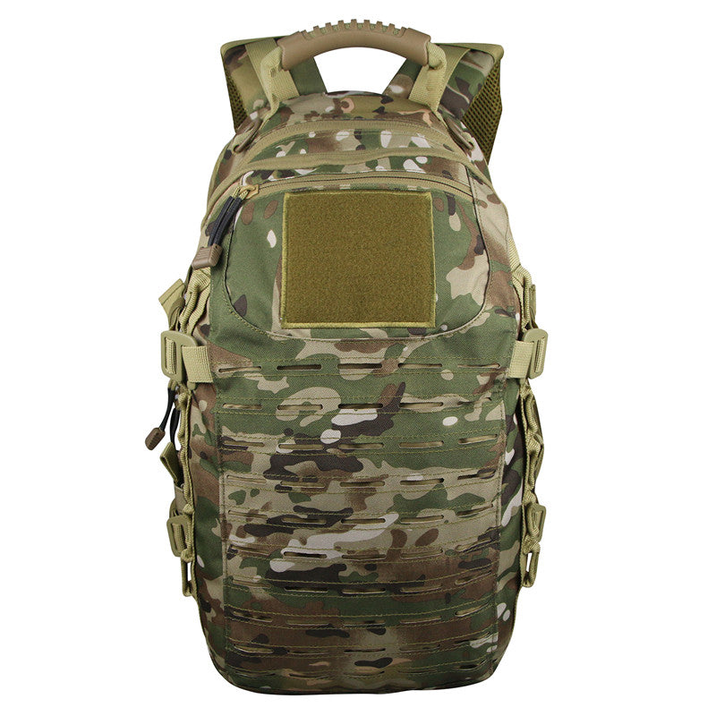 Wolftraders WolfMission Lasercut Tactical Backpack Multicamo Green